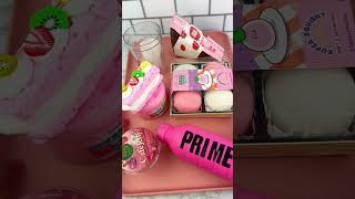 Packing School Lunch with Fidget Food *PINK* Satisfying Video ASMR! #fidgets #asmr 🌸🎀🦩