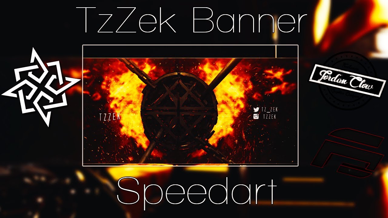 TzZek Banner Speedart - Re-Uploaded