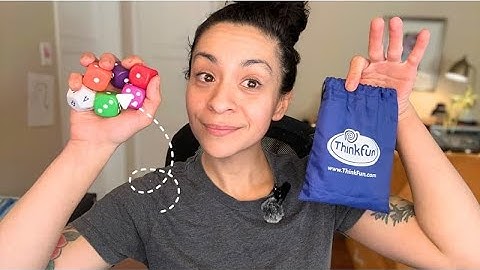 ThinkFun Math Dice Junior Game -Jumbo pieces and On The GO game!