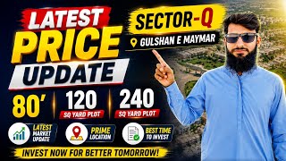 Information Latest Price Update | Sector Q | Gulshan-e-Maymar | Low Cost Housing Society Update