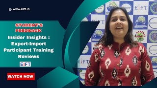 Insider Insights: Export-Import Participant Training Reviews  | Series - 41/1000 #testimonal #viral Update