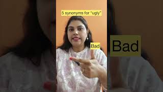 5 Synonyms For The Word Ugly synonyms  vocabulary  ielts grammar learnenglish