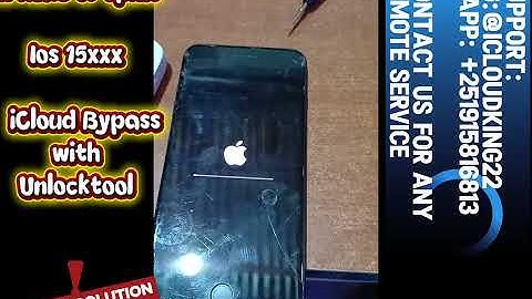 iPhone 7/7Plus iCloud Bypass With Signal Via Unlocktool IOS 15XX 16XX Backup and Restore Method 