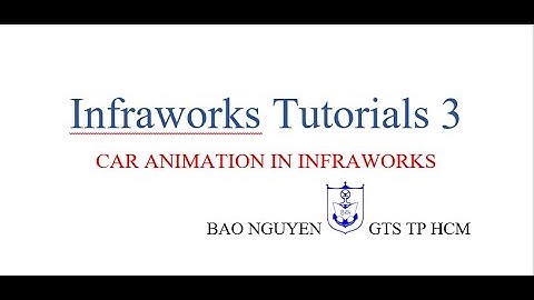 Car Animation In Infraworks