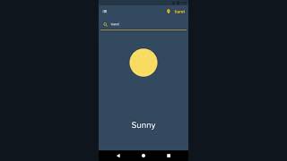 FLUTTER for Cross-platform Mobile Development Weather Application using API screenshot 2