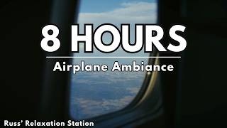 8 Hours of Airplane Cabin Ambience &amp; Engine Hum | White Noise for Deep Sleep &amp; Relaxation
