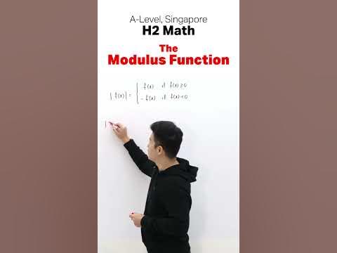 The Modulus Function Explained | A-Level H2 Math - YouTube
