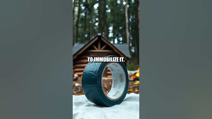 Surviving with Duct Tape: An Essential Skill