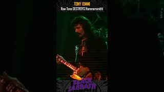 Tony Iommi: Raw Tone DESTROYS Hammersmith 1978! #tonyiommi #guitarist #heavymetal #rock