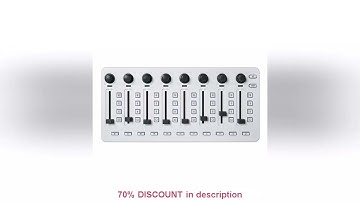 Latest Products You Must Know! M-VAVE SK11 SMC-MIXER Wireless MIDI Controller Mixing Console BT C