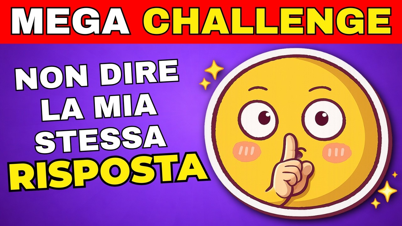 Se dici la MIA STESSA RISPOSTA… PERDI SUBITO! 😱😈 | IMPOSSIBILE NON SBAGLIARE