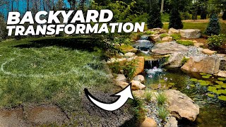Building a Pond from SCRATCH! | Rock placement tips, overlapping & more...