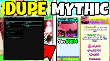 Bubble Gum Simulator INFINITY SCRIPT & HACK | DUPE PETS & ROLLBACK AUTO FARM INF GEMS & MORE