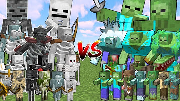 What Minecraft Skeleton can Defeat the Most Zombies in a Row?
