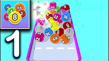 2048 Balls Merge - Number Game Walkthrough GameplayPart-1