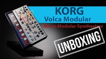 UNBOXING - KORG VOLCA MODULAR 2019 Version Micro Modular Synthesizer