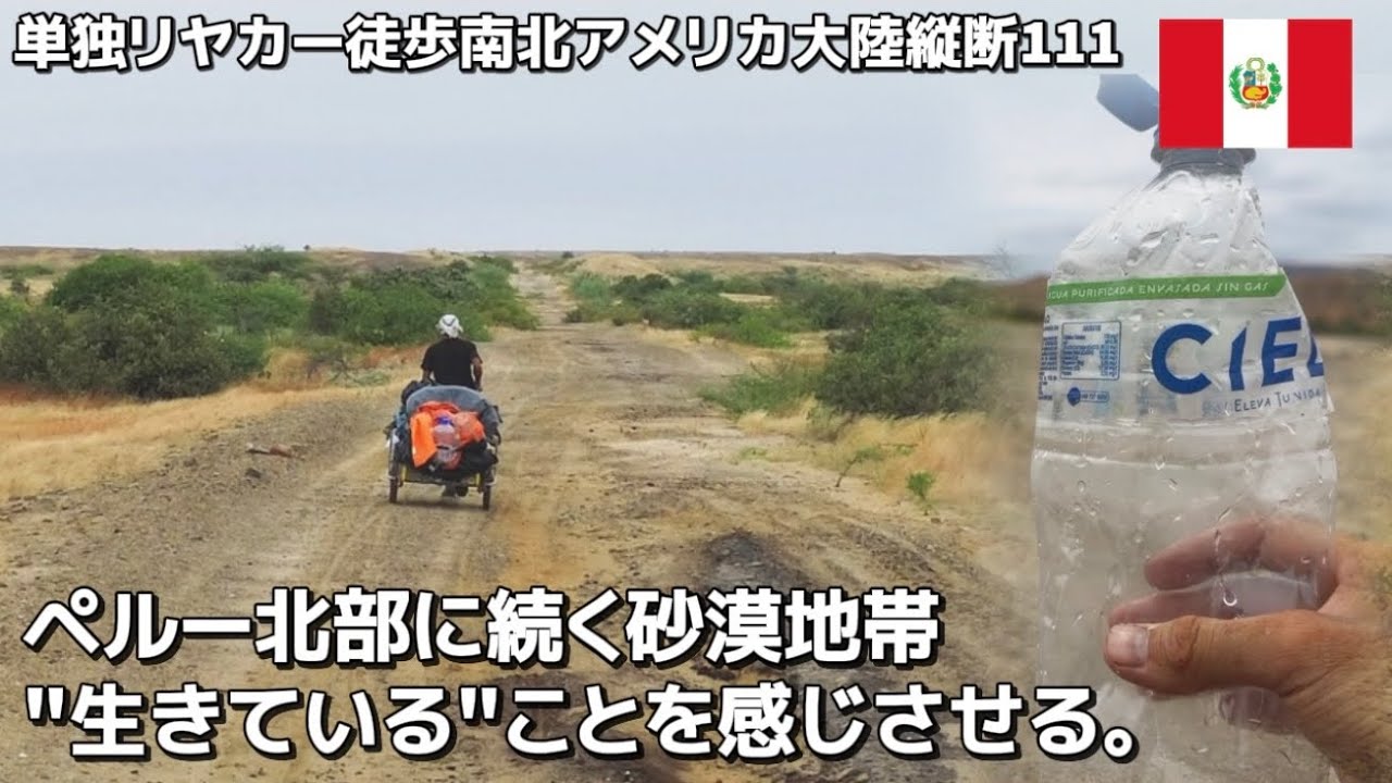 リヤカー旅で感じる、何もない砂漠地帯にあるもの。#111単独リヤカー徒歩南北アメリカ大陸縦断