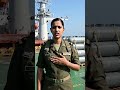 "महिला फौजी ईरान जा रही है देश के लिए गैस लाने 🇮🇳🚢"#viral #army #armylover