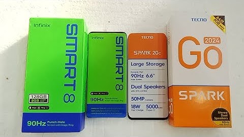 infinix smart 8 vs Tecno Spark Go 2024 : speed test
