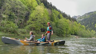 Spływ Dunajcem i test canoe Aqua Marina Tomahawk Air C 2024 #canoetrip #aquamarina #dunajec #pieniny