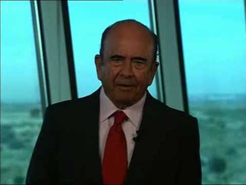 Emilio Botín hablando inglés