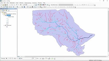 How Calculating Stream Network Numbers using ArcGis