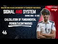 Calculation of fundamental period (T)(continuous)||Signal and System || EC303 ||MAKAUT