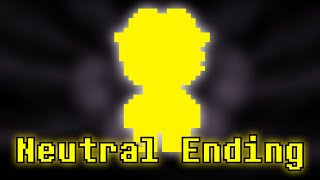 Undertale Yellow  NEUTRAL ENDING