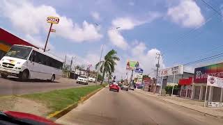 Recorriendo Avenida Justo Sierra, Minatitlán, Veracruz, México