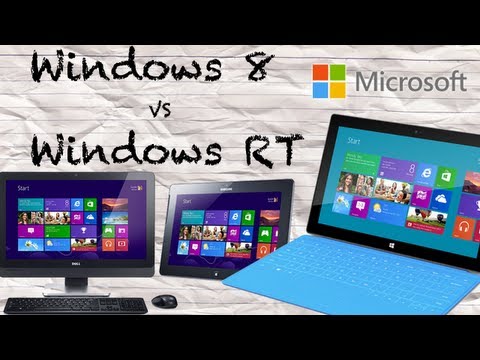 Diferencias entre Windows 8 y Windows RT - ¿Cuál debo Elegir?