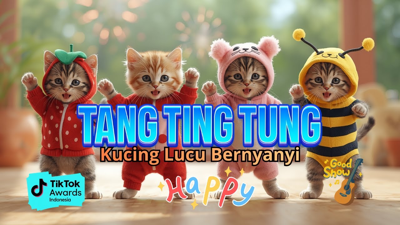 TANG TING TUNG VERSI KUCING LUCU TERBARU VIDEO KLIP BARU
