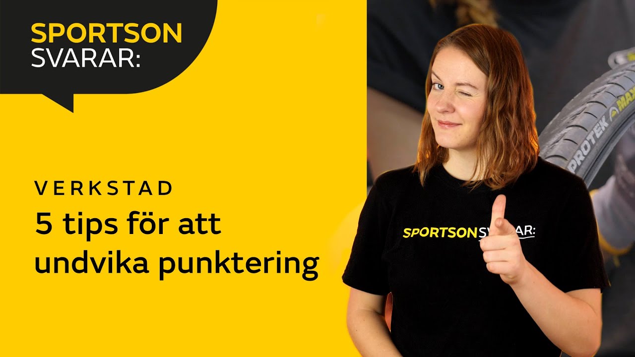 5 tips för att undvika punktering | Sportson Svara