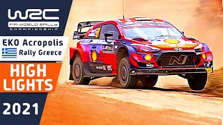 WRC Rally HIghlights : End of Day 2 : EKO Acropolis Rally Greece 2021