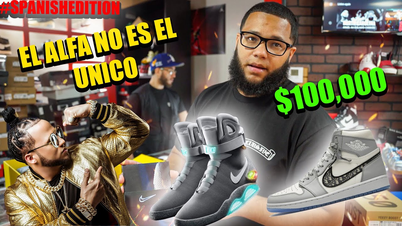 VENDIMOS BACK TO THE FUTURE Y TENIS DUROS A UNO DE TUS ARTISTA FAVORITO Y  NO FUE AL EL ALFA EL JEFE! - YouTube