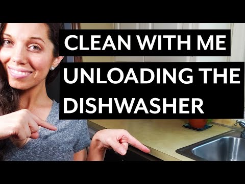 Video Clean With Me:  How to Unload the Dishwasher Fast - youtube