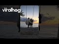 Swing Ride Has Other Plans for Aesthetic Couple || ViralHog