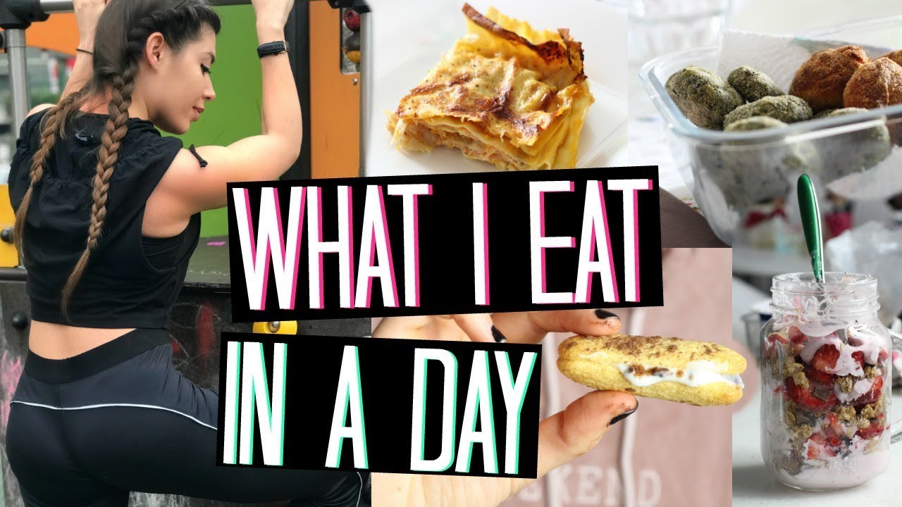 WHAT I EAT IN A DAY 2018 🌟COSA MANGIO IN UN GIORNO... PER TORNARE IN FORMA!!! | Adriana Spink