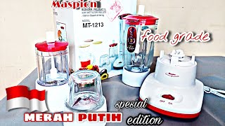 MASPION BLENDER MT 1213 || MERAH PUTIH SPESIAL EDITION || FOOD GRADE