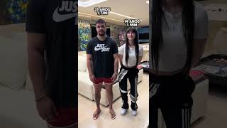 Luccas Neto E Gi Mostram Sua Altura