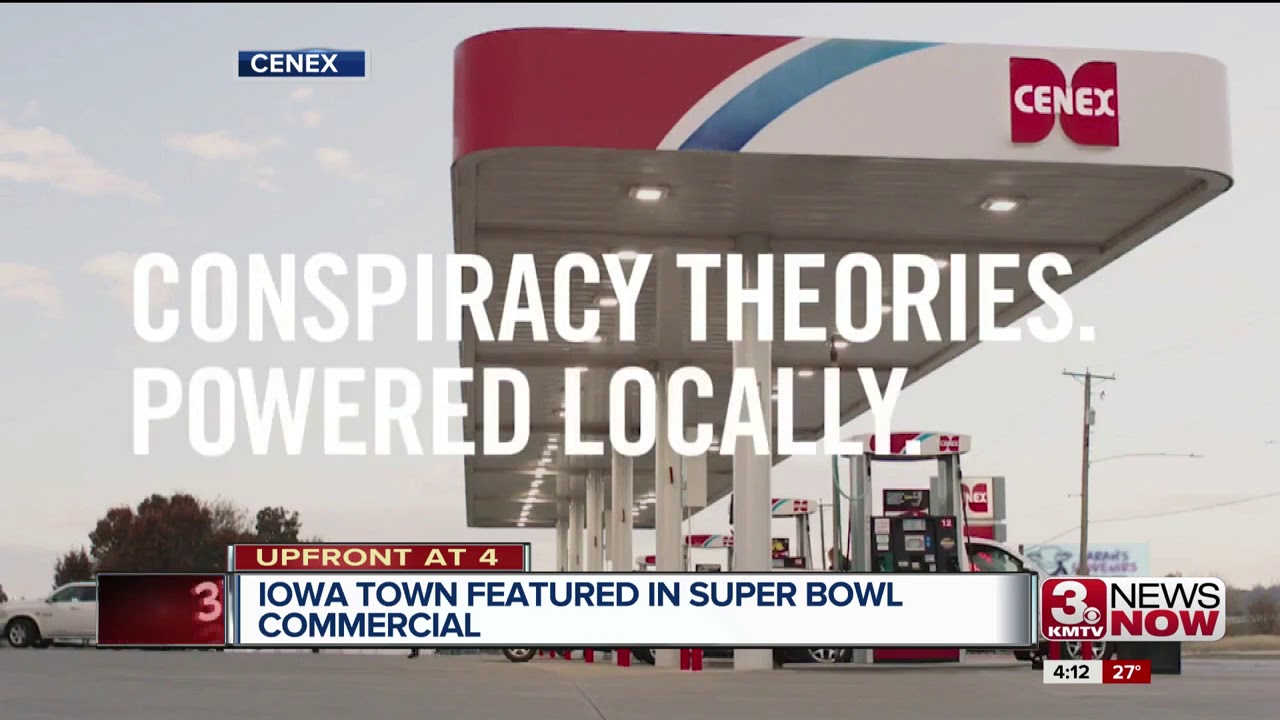 Iowa town featured in Super Bowl commercial YouTube