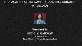 Analysis of TM wave through rectangular waveguide