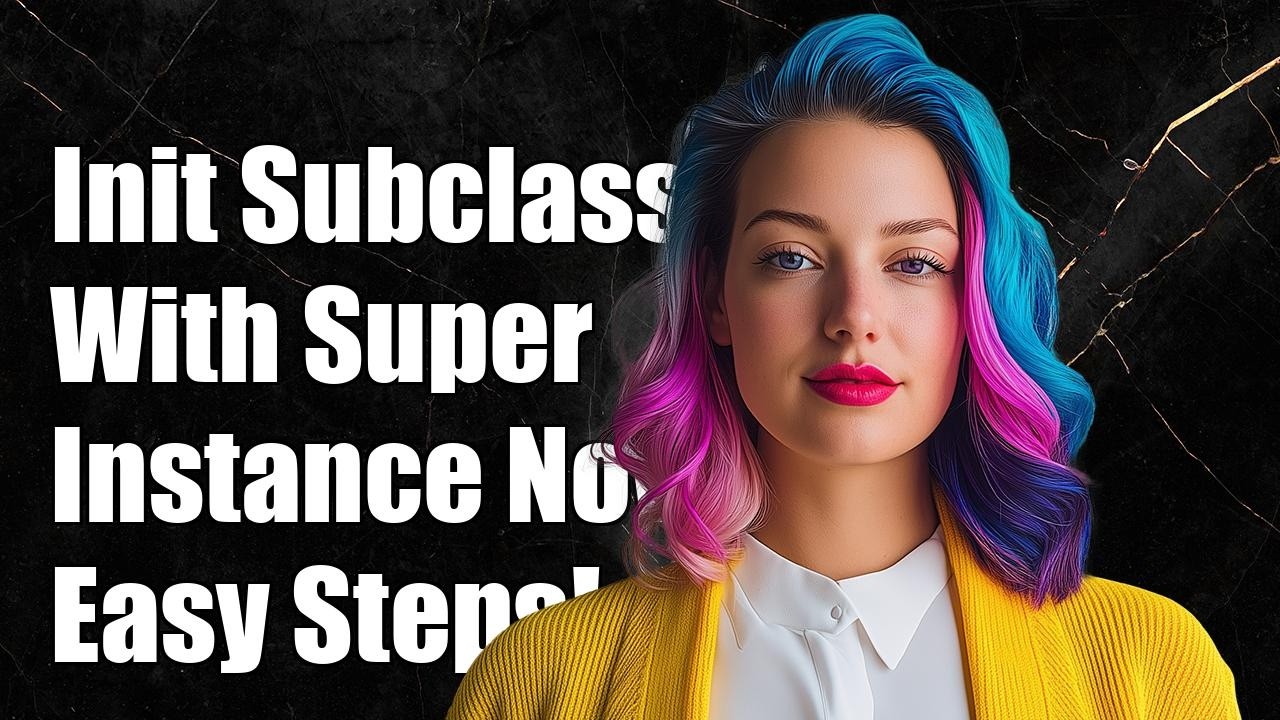 How to init my subclass with an instance of its superclass?