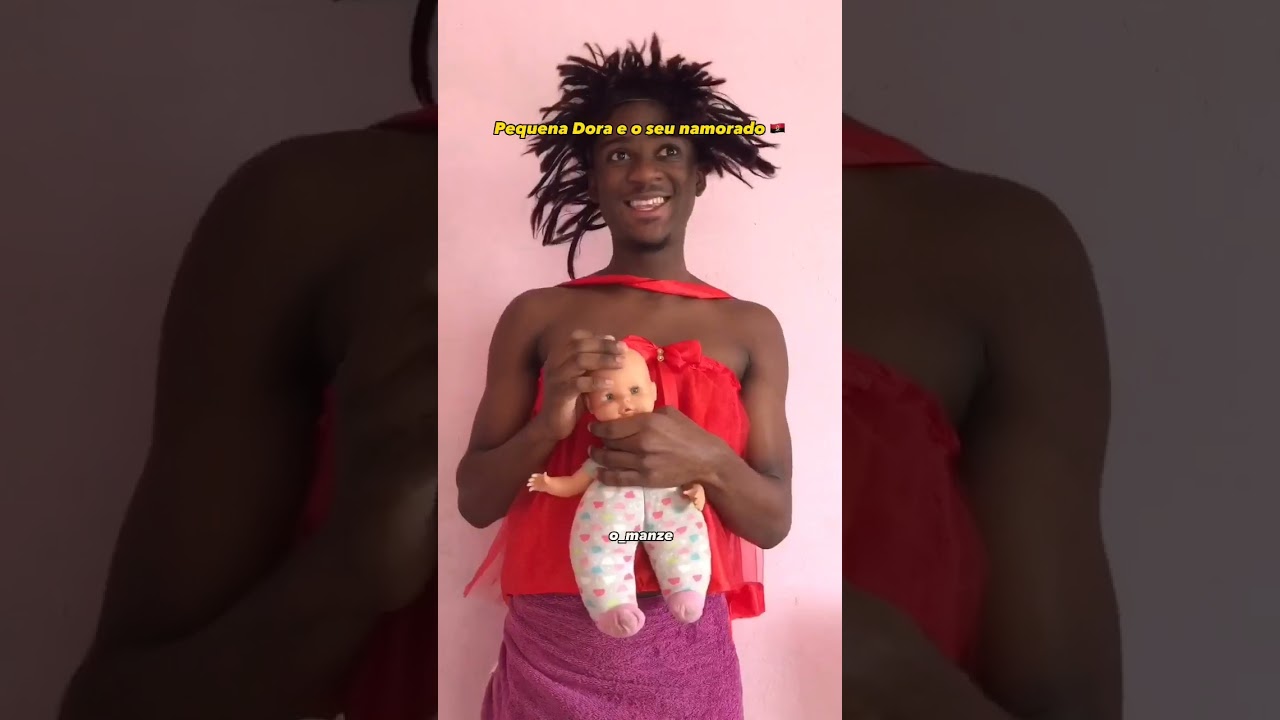 A pequena dora e o seu namorado! #angola #brasil #comedia #futebol #neymar