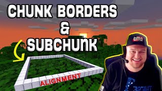 How To Find Chunk Borders Subchunk Y Levels Easy Simple Minecraft Bedrock 1.20