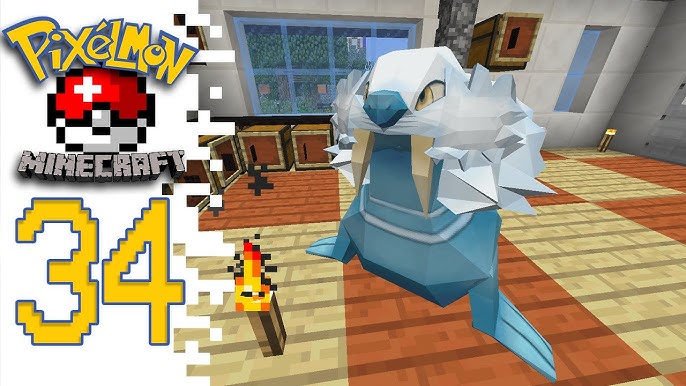 Minecraft Pixelmon: Gym Building & Kangaskhan Hunt - Pokenawa Server 