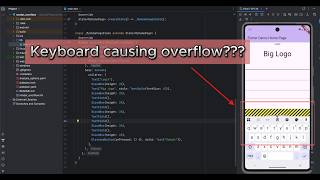 Fix Keyboard Overflow in Flutter (TextField Layout Error)