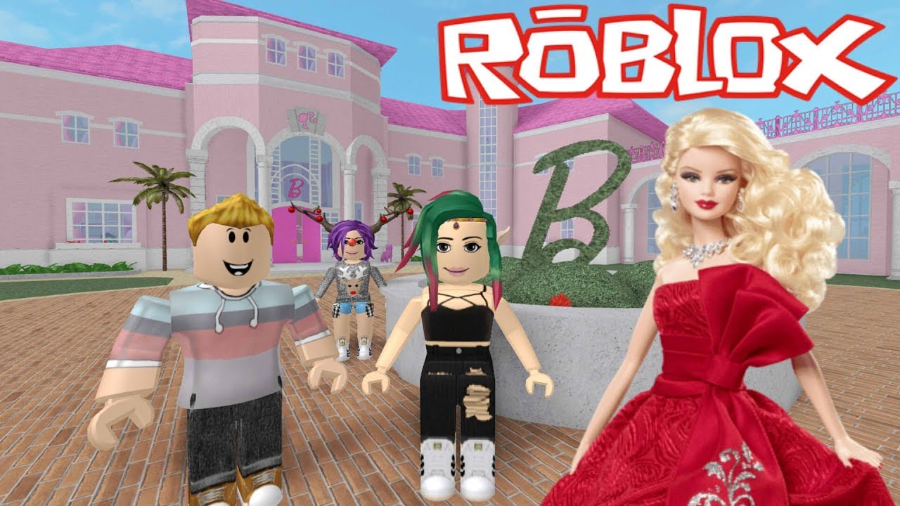 VISITAMOS LA MANSIÓN DE BARBIE🔮ROBLOX Rolplay - YouTube