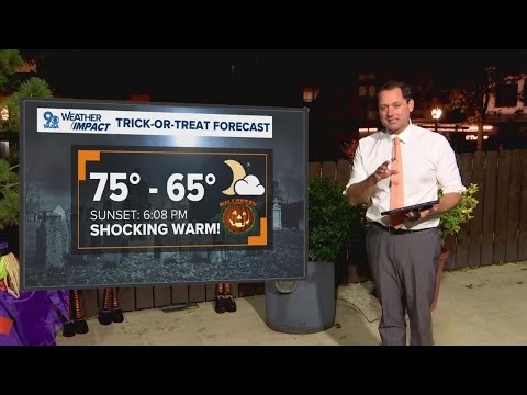 The Halloween forecast is freaky warm - YouTube