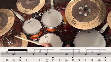 60 Second Drum Lesson | Linear Phrasing 3 5 3 5