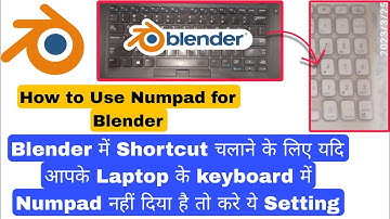 Numpad Setting in Blender| How to Use Numpad in Blender|Blender Me Numpad Kaise Chalaye|Blender 2023
